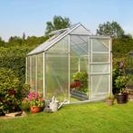 Kweekkas van aluminium, uv-bestendig, 185x190x195cm - transp, Tuin en Terras, Kweekspullen, Verzenden, Nieuw