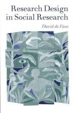Research Design in Social Research 9780761953470, Verzenden, Zo goed als nieuw