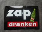 ZAP dranken, limonade, enamel sign, Emailschild, Emaille -, Antiek en Kunst