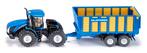 Siku new holland tractor met hooiwagen 1:50, Ophalen of Verzenden, Nieuw