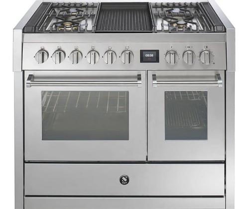 Steel GQ10SF-4B gas fornuis met 4 branders + bakplaat, in, Witgoed en Apparatuur, Fornuizen, Ophalen of Verzenden