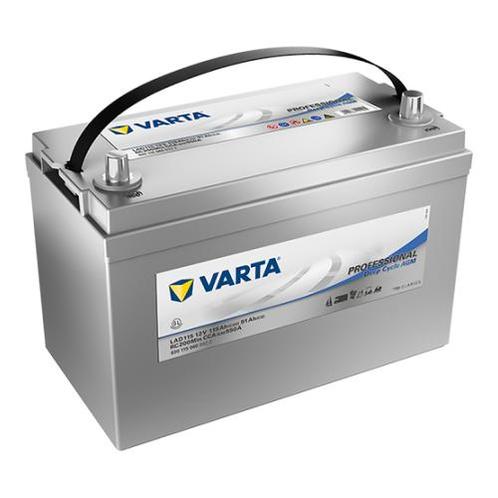 Varta LAD115  AGM accu 12 volt 115 ah Deep Cycle, Caravans en Kamperen, Camper-accessoires, Nieuw, Ophalen of Verzenden