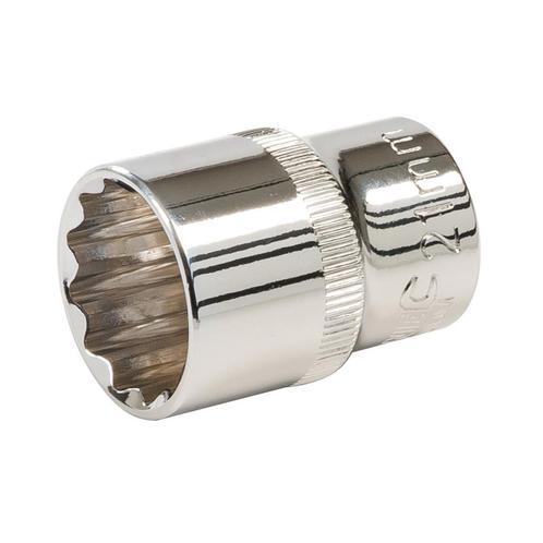 Silverline 12-punts dop - dubbel-zeskant - 21 mm - chroom..., Doe-het-zelf en Verbouw, Gereedschap | Handgereedschap, Nieuw, Ophalen of Verzenden