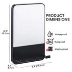 Nevelvrije Douche Spiegel met Zuignap en Scheermeshouder, Verzenden, Nieuw