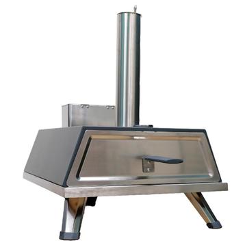 Pizzaoven RVS houtgestookt pellets pizza oven tafelmodel beschikbaar voor biedingen