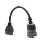 Universele 9-pins J1939 naar 16-pins OBD2 Verloopkabel – Bed, Auto diversen, Autogereedschap, Verzenden, Nieuw