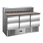 GGM Gastro | Saladette ECO - 1368mm - 6 laden - met |, Verzenden, Nieuw in verpakking