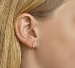 Marie Celeste oorringen gediamanteerd - 12 mm - Goud, Verzenden, Nieuw