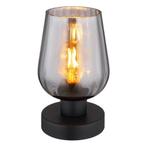 Tafellamp RYAN Matt zwart E27 Metaal ø13.5cm H:22.0cm, Huis en Inrichting, Lampen | Tafellampen, Ophalen of Verzenden, Nieuw, Metaal