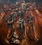 N.J. Hubert Levigne (1905-1989), ‘Christus aan het kruis’, Antiek en Kunst
