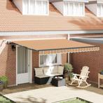 vidaXL Inklapbaar Zonnescherm met Multikleur 400 × 350 cm, Tuin en Terras, Zonneschermen, Verzenden, Nieuw