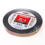 OUTLET Kelfort Kokomoband zwart 8 meter 20x20 20/4, Ophalen of Verzenden, Nieuw