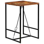 vidaXL Bartafel 70x70x106 cm massief gerecycled hout, Huis en Inrichting, Tafels | Eettafels, Verzenden, Nieuw