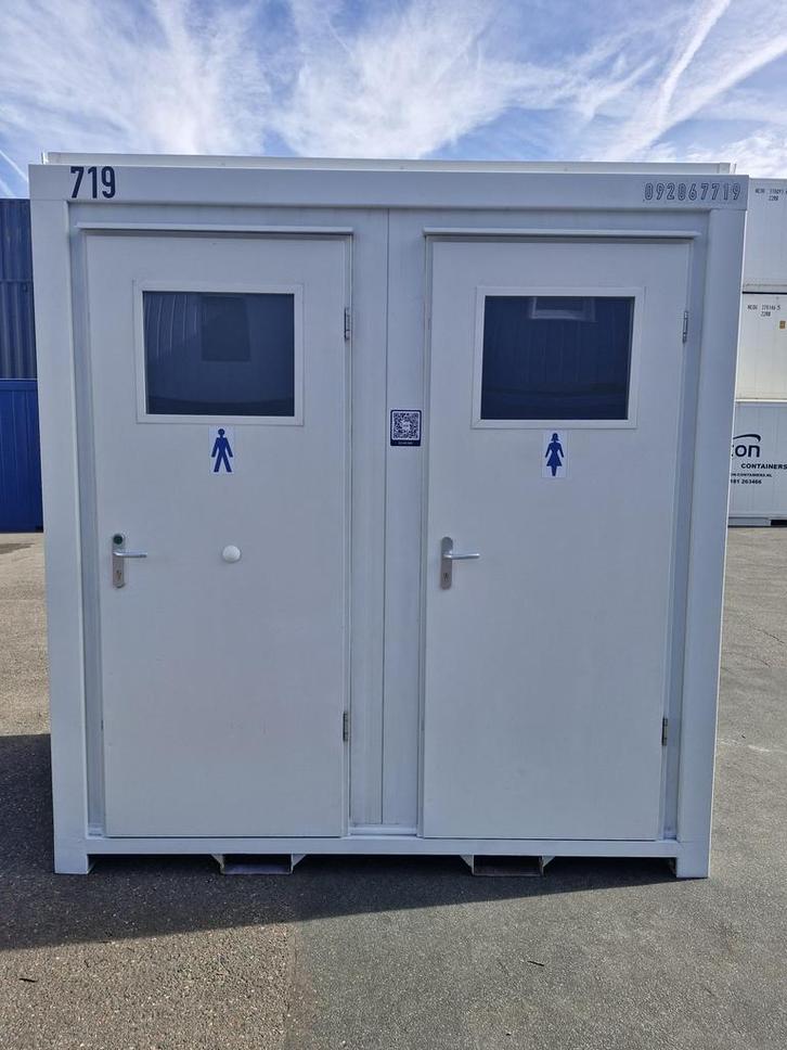 Actie: 8ft jong gebruikte toilet units | scherp geprijsd, Zakelijke goederen, Machines en Bouw | Keten en Containers