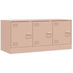 Tv-meubel 99x39x44 Roze | Tweedekansje! | OP=OP (tv meubel), Nieuw, Minder dan 100 cm, Metaal, 25 tot 50 cm