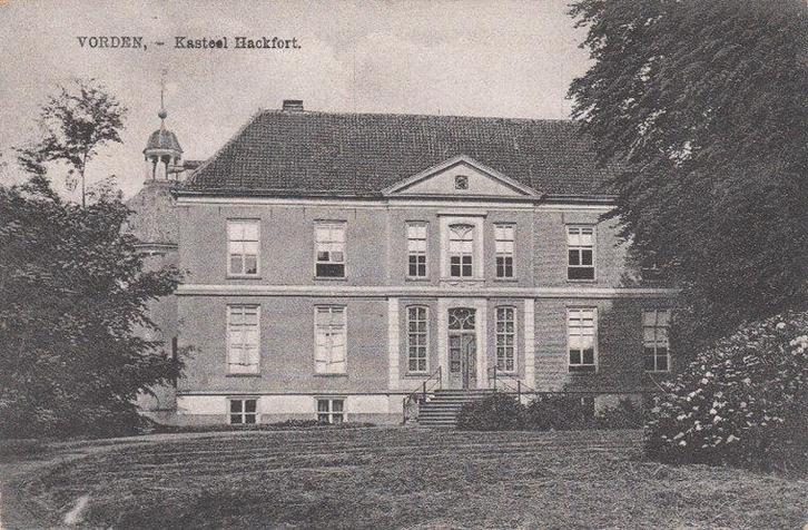 VORDEN - Kasteel Hackfort, Verzamelen, Ansichtkaarten | Nederland, Verzenden