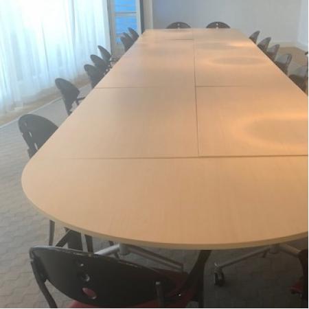 (MDK-105150) Kwadrant verrijdbaar klaptafel systeem, Huis en Inrichting, Bureaus, Nieuw, Ophalen of Verzenden