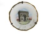 Miniatuur bordje Limoges - Parijs, Verzenden, Gebruikt