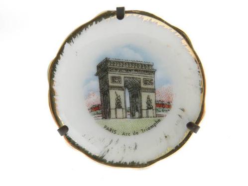 Miniatuur bordje Limoges - Parijs, Verzamelen, Poppetjes en Figuurtjes, Gebruikt, Verzenden