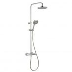BWS regendouche rond/ stortdouche met handdouche chroom, Doe-het-zelf en Verbouw, Sanitair, Ophalen of Verzenden, Nieuw, Chroom