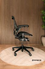 Herman Miller Aeron Bureaustoel - Zwart (Onyx), Verzenden, Zwart, Zo goed als nieuw, Bureaustoel