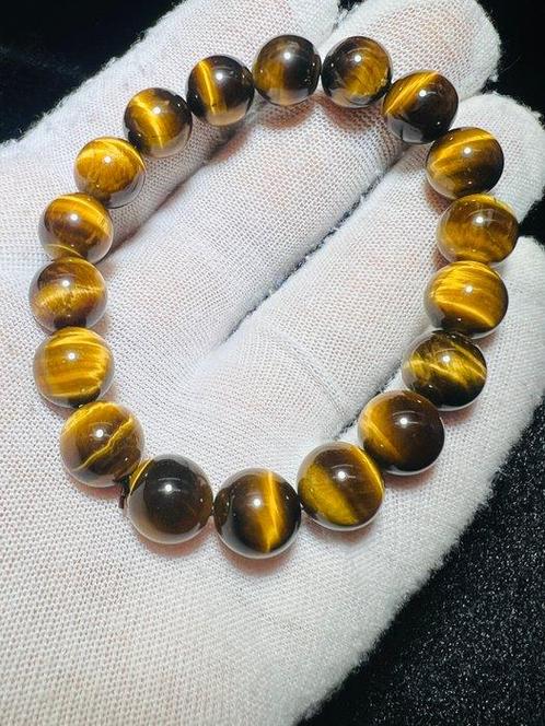 ***NIET VOOR GOK*** Tijgeroog - Armband - AAA+ Kwaliteit -, Verzamelen, Mineralen en Fossielen