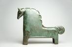 Urszula Despet - sculptuur, Green Horse - 18.5 cm - Keramiek
