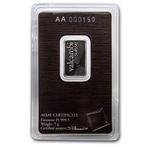 5 gram - Platina .999 - 5 Gram Valcambi Suisse Platinum Bar, Postzegels en Munten, Edelmetalen en Baren