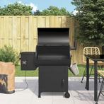 vidaXL Pelletbarbecue met schoorsteen 104 cm ijzer zwart, Tuin en Terras, Verzenden, Nieuw