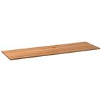 vidaXL Tafelblad rechthoekig 320x100x4 cm massief eikenhout, Huis en Inrichting, Tafels | Eettafels, Verzenden, Nieuw
