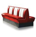 Classic Dubbele Retro Diner Bank Bel Air HW150 Rood, Huis en Inrichting, Banken | Bankstellen, Ophalen, Gebruikt