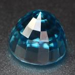 Blauw Zirkoon - 6.64 ct - International Gemological, Sieraden, Tassen en Uiterlijk, Edelstenen, Nieuw