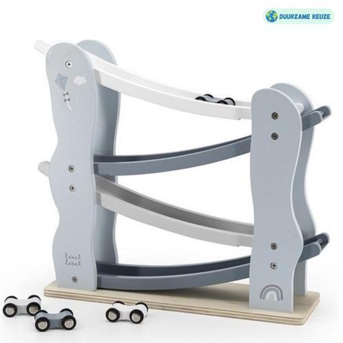 Houten autobaan | Duurzaam speelplezier voor peuters| Blauw, Kinderen en Baby's, Speelgoed | Houten speelgoed, Nieuw, Ophalen of Verzenden