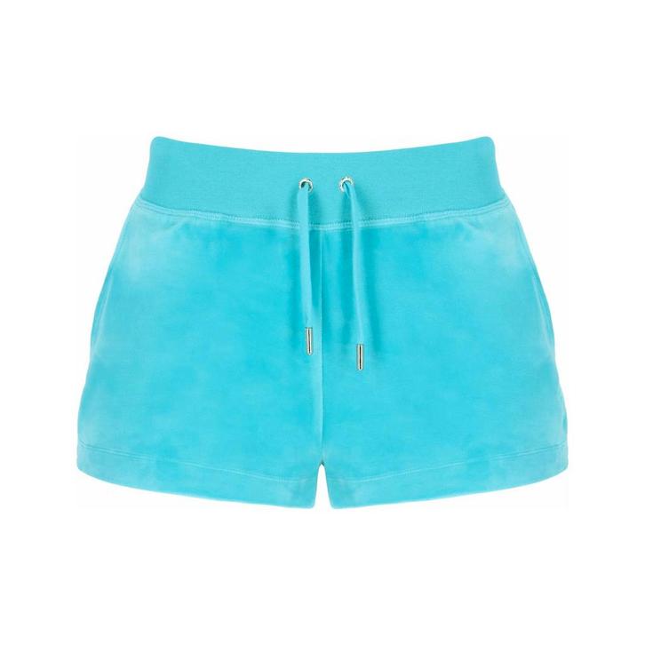 Juicy Couture • fluwelen shorts Eve Classic • L, Kleding | Dames, Broeken en Pantalons, Blauw, Nieuw, Maat 42/44 (L), Verzenden