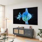 Projectiescherm Väkhoga grijs 100 inch 224x127 cm [en.casa], Audio, Tv en Foto, Beamers, Verzenden, Nieuw