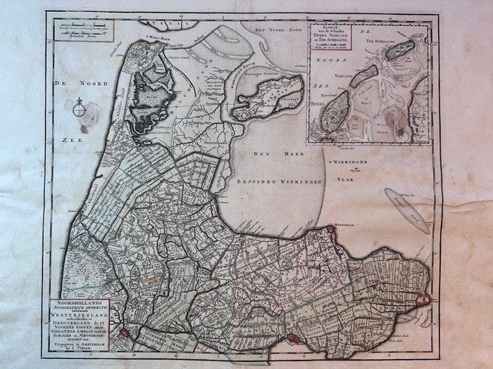 Nederland - Noord-HoIlland, Amsterdam, Haarlem, Alkmaar,, Boeken, Atlassen en Landkaarten