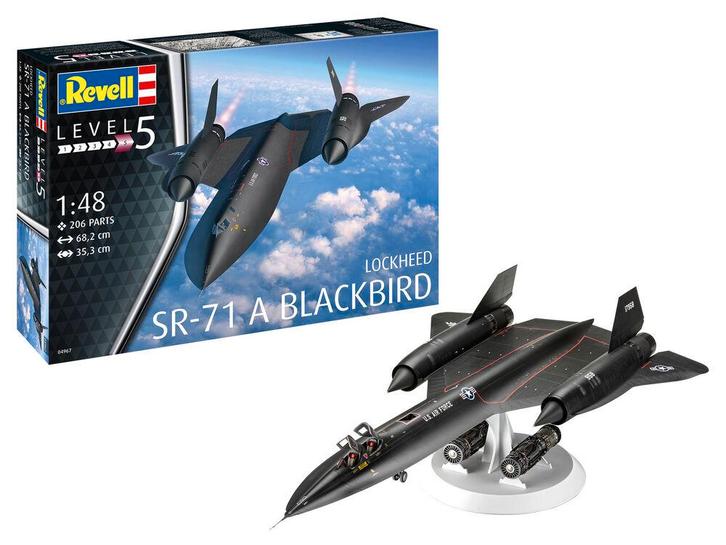 Revell 04967 Lockheed SR-71 Blackbird Bouwpakket Schaal, Hobby en Vrije tijd, Modelbouw | Vliegtuigen en Helikopters, Nieuw, Overige merken