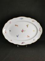 Meissen - Fiore sparso - PIATTO OVALE Blu Spade incrociat -