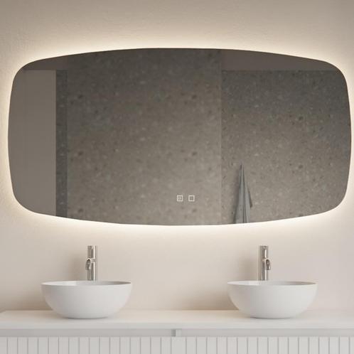 Badkamerspiegel Gliss Erato 100x60cm Horizontaal LED Incl., Doe-het-zelf en Verbouw, Sanitair, Bad, Nieuw, Ophalen of Verzenden