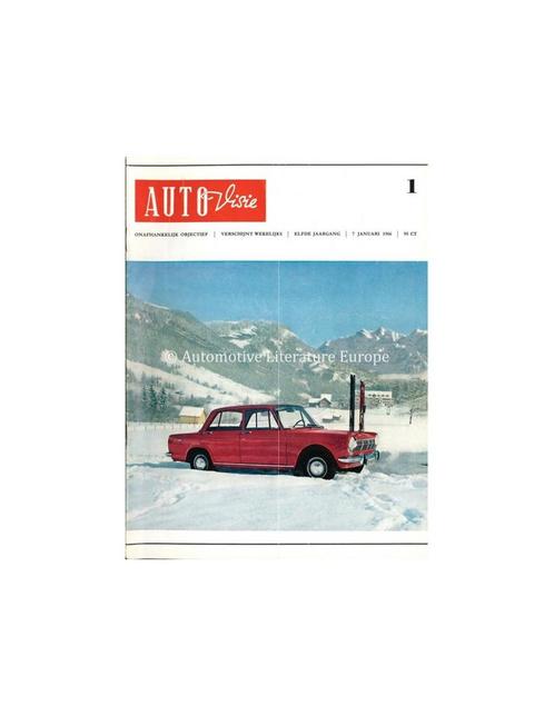 1966 AUTOVISIE MAGAZINE 01 NEDERLANDS, Boeken, Auto's | Folders en Tijdschriften