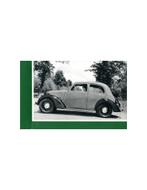 1938 FIAT BALILLA BROCHURE NEDERLANDS, Nieuw, Author