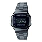 Casio Vintage Iconic A168WEGG-1BEF Unisex Horloge - 39 mm, Sieraden, Tassen en Uiterlijk, Horloges | Dames, Verzenden, Nieuw