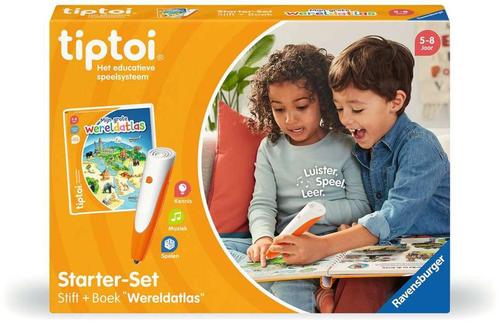 Tiptoi Starter Set - Mijn Grote Wereldatlas | Ravensburger -, Kinderen en Baby's, Speelgoed | Educatief en Creatief, Nieuw, Verzenden