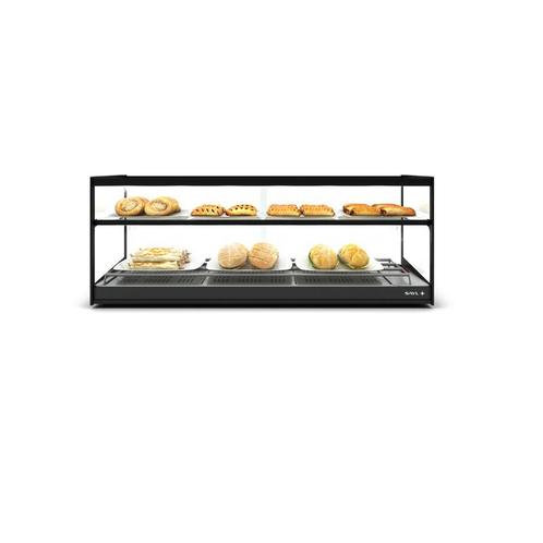 Verwarmde vitrine | Warm eten | Verhard glas | Beschikbaa..., Zakelijke goederen, Horeca | Keukenapparatuur, Verzenden
