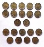 Finland, Italië. 2 Euro 2000/2025 (21 coins) (Zonder, Postzegels en Munten, Munten | Europa | Euromunten