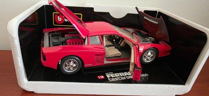 Bburago 1:18 - Modelauto - Ferrari Testarossa (1984), Hobby en Vrije tijd, Modelauto's | 1:5 tot 1:12