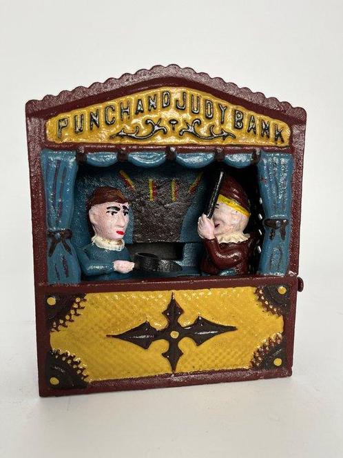 Book of Knowledge - Spaarpot - Gietijzer - Punch and, Antiek en Kunst, Curiosa en Brocante
