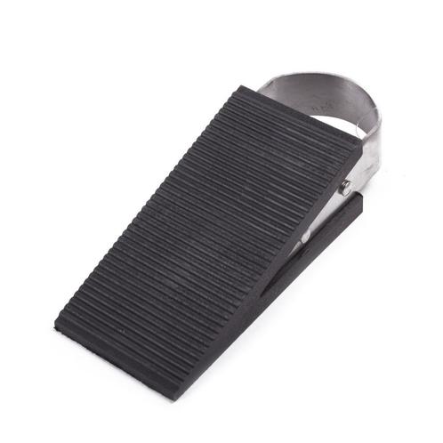 Benson Wigmodel deurstopper - rubber en RVS - 3 cm hoog -..., Doe-het-zelf en Verbouw, Hang- en Sluitwerk, Nieuw, Ophalen of Verzenden