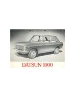 1969 DATSUN 1000 BROCHURE, Nieuw, Nissan, Author