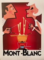 Monsieur Z - Affiche de Tourisme La Fondue - Mont Blanc